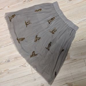 Beaded tulle skirt from Anthropologie